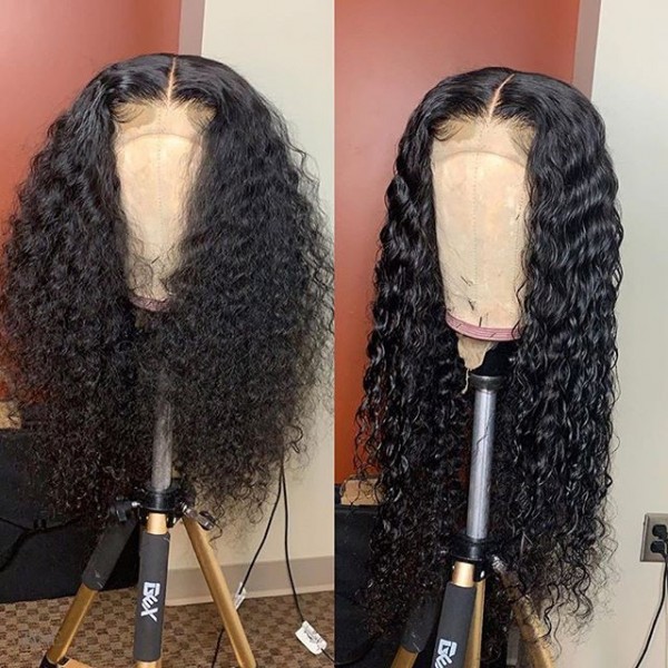 High Quality Jerry Curly Lace Front Wigs Curly Hair Wigs 180% Density Curly Human Hair Wigs